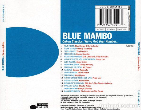 CDs de m&uacute;sica: Various &ndash; Blue Mambo (CD, Blue Note 7243 5 23451 2 0) - Foto 2