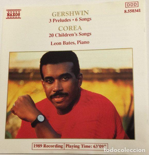 CD di Musica: Gershwin, Corea - Leon Bates &ndash; Gershwin &bull; Corea (CD, Naxos 8.550341)