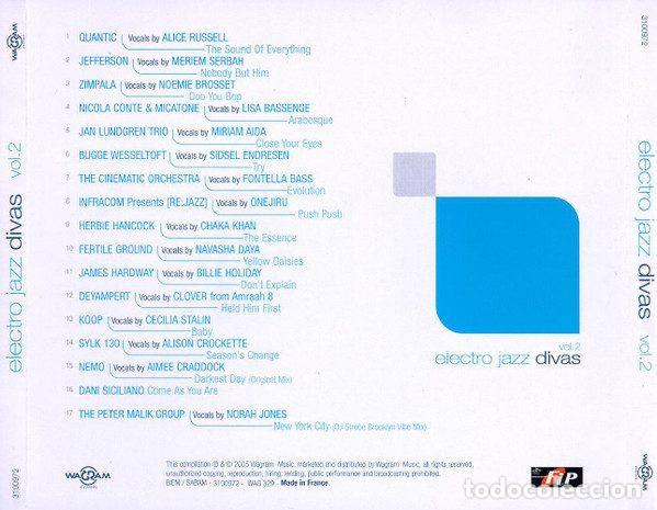 CDs de m&uacute;sica: Various &ndash; Electro Jazz Divas Vol. 2 (CD, Wagram Electronic 3100972) - Foto 2