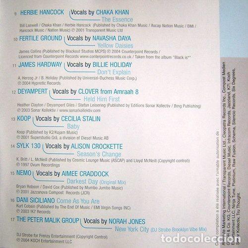 CDs de m&uacute;sica: Various &ndash; Electro Jazz Divas Vol. 2 (CD, Wagram Electronic 3100972) - Foto 5