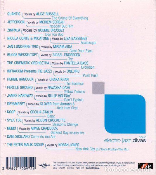 CDs de m&uacute;sica: Various &ndash; Electro Jazz Divas Vol. 2 (CD, Wagram Electronic 3100972) - Foto 7