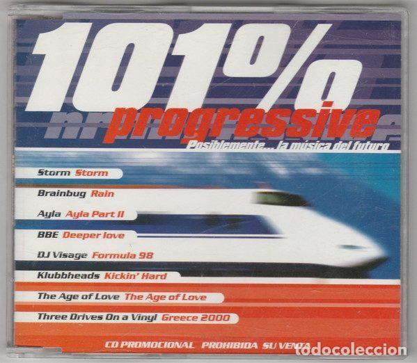 CDs de Musique: Various &ndash; 101% Progressive (CD, Blanco Y Negro BNCD914 (CM))
