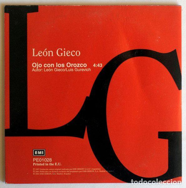 CDs de m&uacute;sica: Le&oacute;n Gieco &ndash; Ojo con los Orozco (CD, EMI PE01028) - Foto 2