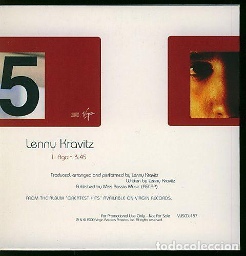CDs de m&uacute;sica: Lenny Kravitz &ndash; Again (CD, Virgin VUSCDJ187) - Foto 2