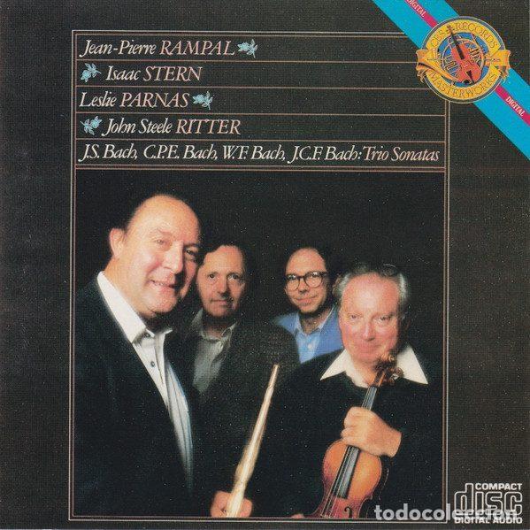 CD de M&uacute;sica: Jean-Pierre Rampal, Isaac Stern, Leslie Parnas, John Steele Ritter - J.S. Bach, C.P.E. Bach,...