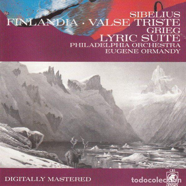 Musik-CDs: Sibelius, Grieg, Philadelphia Orchestra, Eugene Ormandy &ndash; Finlandia / Valse Triste / Lyric Suite...