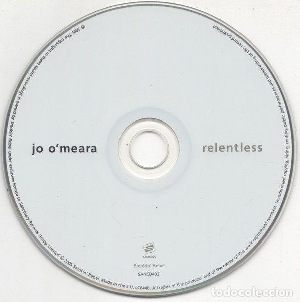 CDs de m&uacute;sica: Jo OMeara &ndash; Relentless (CD, Sanctuary SANCD402) - Foto 4