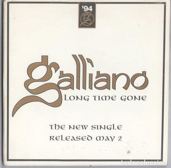 CD de M&uacute;sica: Galliano &ndash; Long Time Gone (CD, Talkin' Loud LTGCD 1)