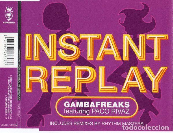 Music CDs: Gambafreaks Featuring Paco Rivaz &ndash; Instant Replay (CD, Vendetta Records VENCD 180)