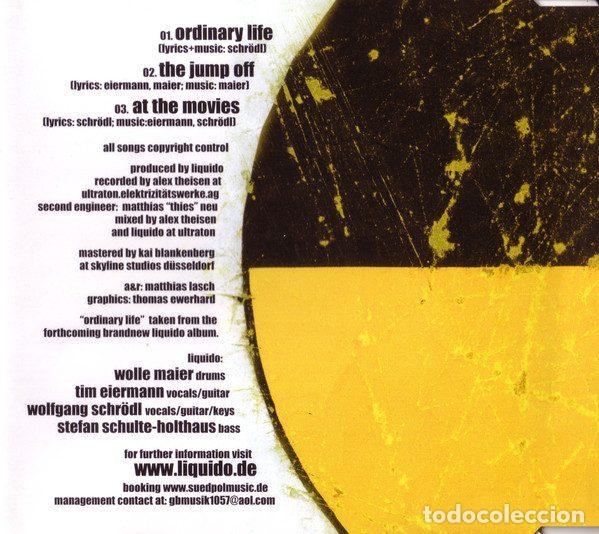 CDs de m&uacute;sica: Liquido &ndash; Ordinary Life (CD, Nuclear Blast NB 1366-2) - Foto 3