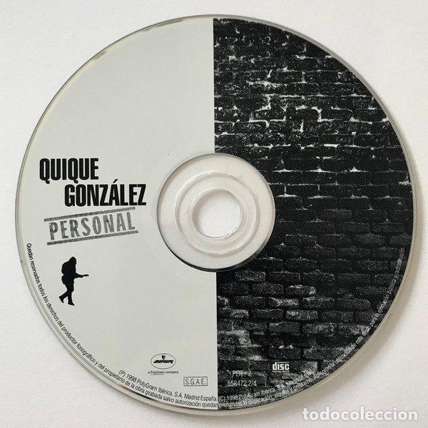CDs de m&uacute;sica: Quique Gonz&aacute;lez &ndash; Personal (CD, Polydor PER-2) - Foto 3