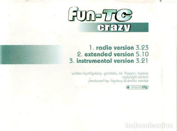 CDs de m&uacute;sica: Fun-TC &ndash; Crazy (CD, Vale Music VLCDMX 596-4) - Foto 2