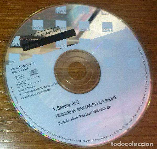CDs de m&uacute;sica: Francisco C&eacute;spedes &ndash; Se&ntilde;ora (CD, WEA PR01386) - Foto 2
