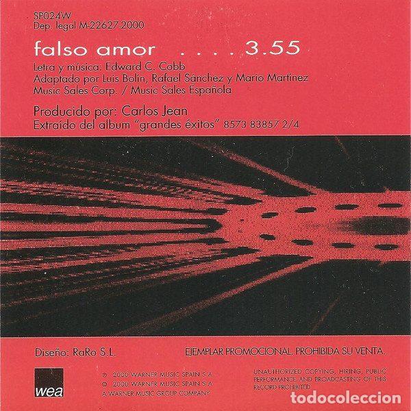 CDs de m&uacute;sica: La Uni&oacute;n &ndash; Falso Amor (CD, WEA SP024W) - Foto 2