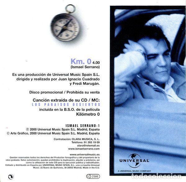 CDs de m&uacute;sica: Ismael Serrano &ndash; Km. 0 (CD, Universal ISMAEL SERRANO-1) - Foto 2