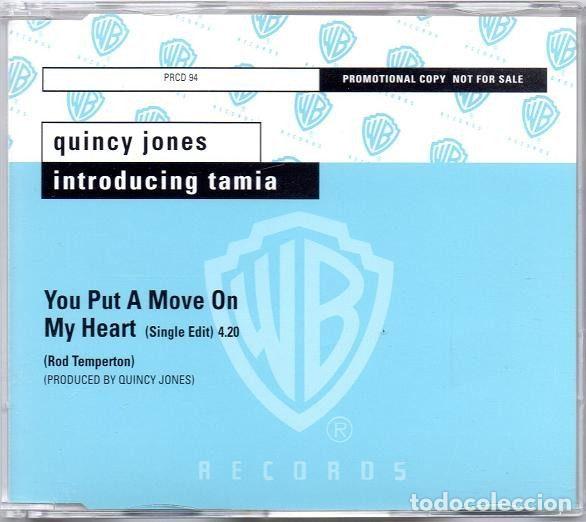 CD de M&uacute;sica: Quincy Jones Introducing Tamia &ndash; You Put A Move On My Heart (CD, Warner Bros. Records PRCD 94)