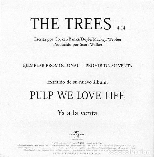 CDs de m&uacute;sica: Pulp &ndash; The Trees (CD, Universal none) - Foto 2