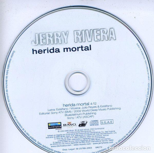 CDs de m&uacute;sica: Jerry Rivera &ndash; Herida Mortal (CD, Bmg Spain 04272) - Foto 3