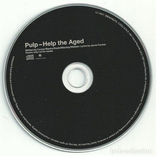 CDs de m&uacute;sica: Pulp &ndash; Help The Aged (CD, Island Records CIDDJ 679) - Foto 4