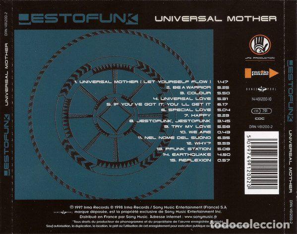 CDs de m&uacute;sica: Jestofunk &ndash; Universal Mother (CD, Dance Pool DAN 491200-2) - Foto 2
