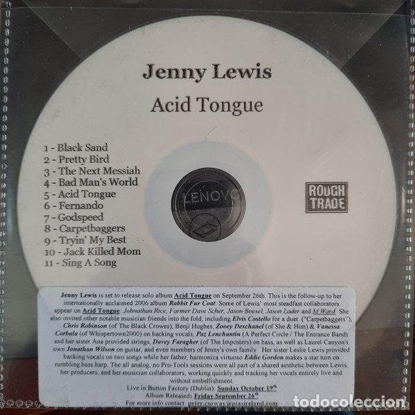 CDs de m&uacute;sica: Jenny Lewis &ndash; Acid Tongue (CDr, Rough Trade none)