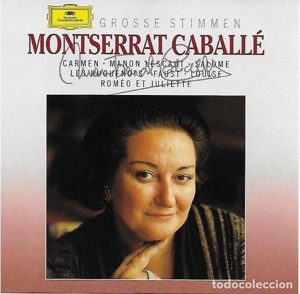 Musik-CDs: Montserrat Caball&eacute; &ndash; Grosse Stimmen (CD, Deutsche Grammophon 431 103-2)