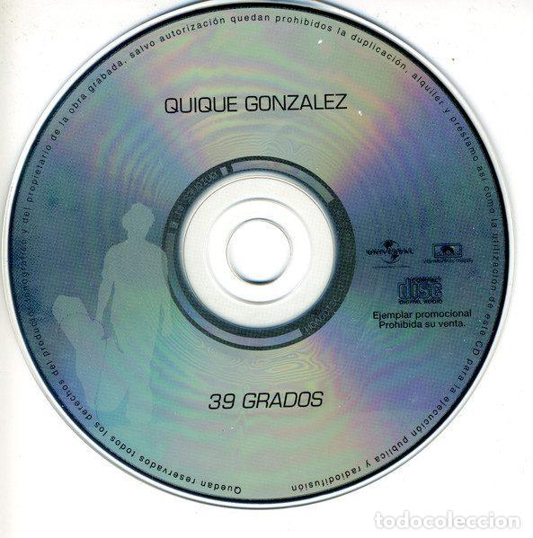 CDs de m&uacute;sica: Quique Gonz&aacute;lez &ndash; 39 Grados (CD, Polydor none) - Foto 3