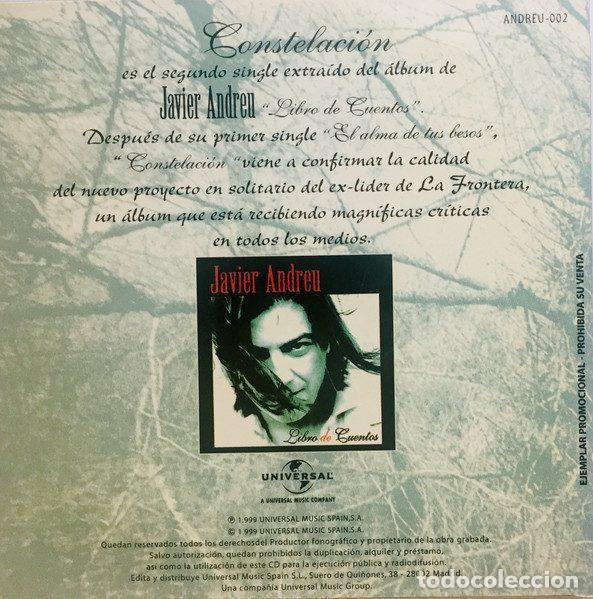 CDs de m&uacute;sica: Javier Andreu &ndash; Constelacion (CD, Universal ANDREU002) - Foto 2
