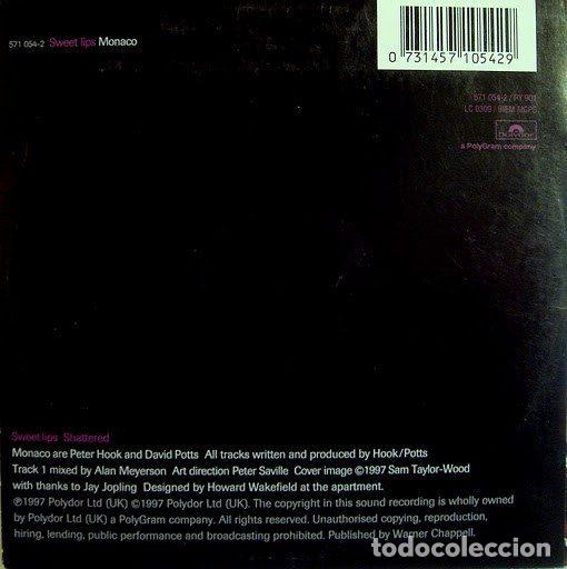 CDs de m&uacute;sica: Monaco &ndash; Sweet Lips (CD, Polydor 571 054-2) - Foto 5
