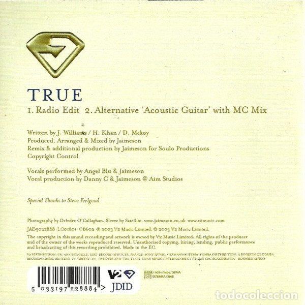 CDs de m&uacute;sica: Jaimeson &ndash; True (CD, V2 JAD5022888) - Foto 2