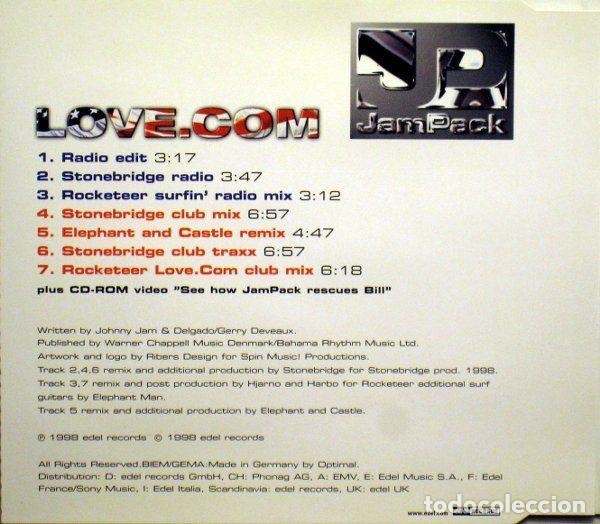 CDs de m&uacute;sica: JamPack &ndash; Love.Com (CD, Edel Records ERE 43265) - Foto 3