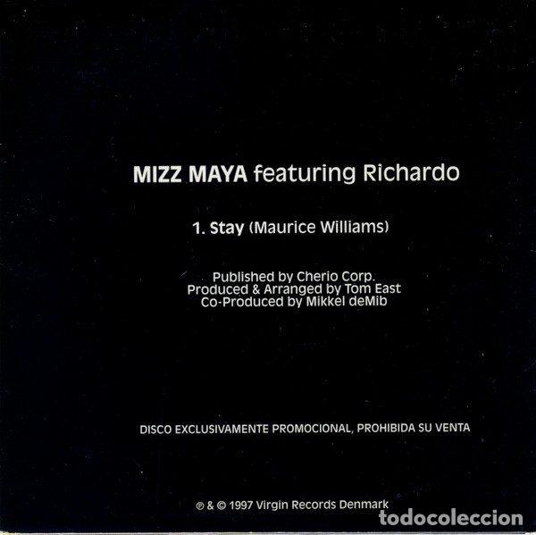 CDs de m&uacute;sica: Mizz Maya Featuring Richardo &ndash; Stay (CD, VC Spain PLANET981) - Foto 2