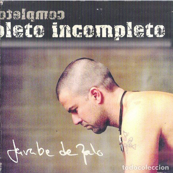 CD de M&uacute;sica: Jarabe De Palo &ndash; Completo Incompleto (CD, Virgin JDP 1004)