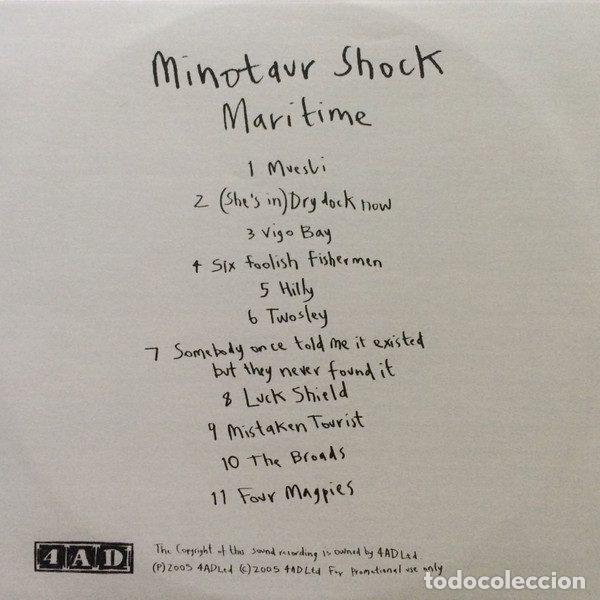 CDs de m&uacute;sica: Minotaur Shock &ndash; Maritime (CDr, 4AD none) - Foto 2