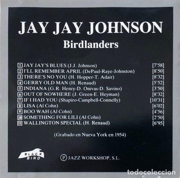 CDs de m&uacute;sica: Jay Jay Johnson &ndash; Birdlanders (CD, Black Bird none) - Foto 8