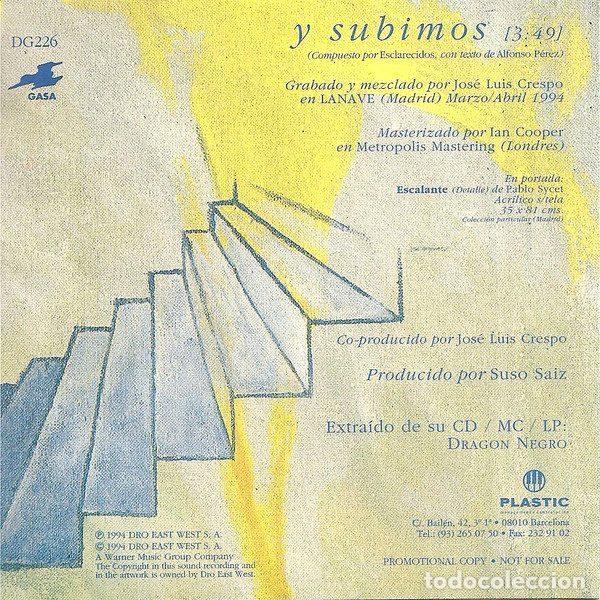 CDs de m&uacute;sica: Esclarecidos &ndash; Y Subimos (CD, Gasa DG226) - Foto 2