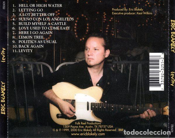 CDs de m&uacute;sica: Eric Blakely &ndash; Levity (CD, Folk Reel FR808) - Foto 2
