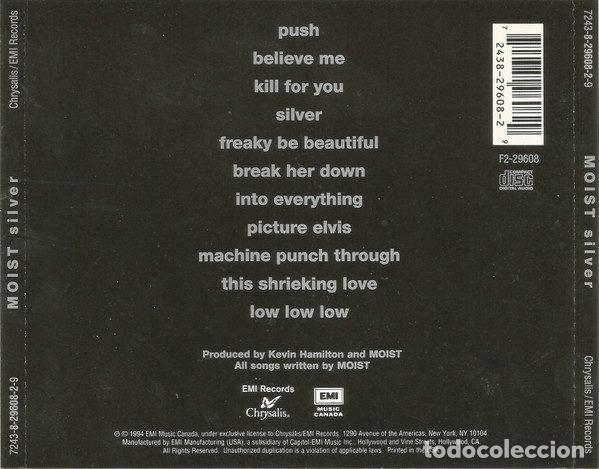 CDs de m&uacute;sica: Moist &ndash; Silver (CD, Chrysalis 7243-8-29608-2-9) - Foto 2