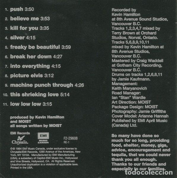 CDs de m&uacute;sica: Moist &ndash; Silver (CD, Chrysalis 7243-8-29608-2-9) - Foto 5
