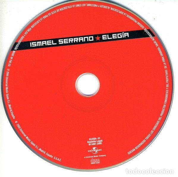 CDs de m&uacute;sica: Ismael Serrano &ndash; Eleg&iacute;a (CD, Universal ELEG&Iacute;A-01) - Foto 3