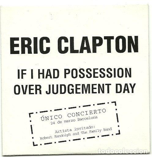 CD de M&uacute;sica: Eric Clapton &ndash; If I Had Possession Over Judgement Day (CD, Reprise Records SPI008W)