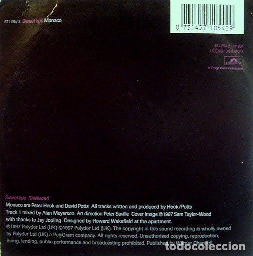 CDs de m&uacute;sica: Monaco &ndash; Sweet Lips (CD, Polydor 571 054-2) - Foto 2