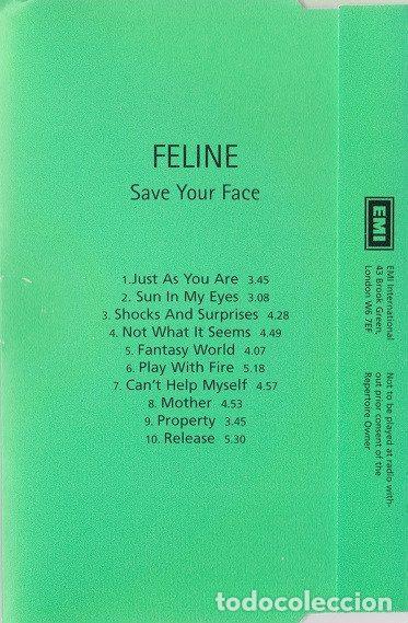 CDs de m&uacute;sica: Feline &ndash; Save Your Face (CD, Chrysalis CDPP 010) - Foto 2
