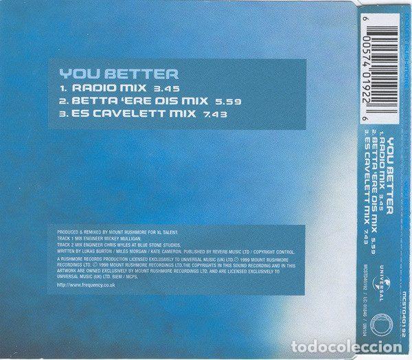 CDs de m&uacute;sica: Mount Rushmore Presents The Knack &ndash; You Better (CD, Universal MCSTD 40192) - Foto 2
