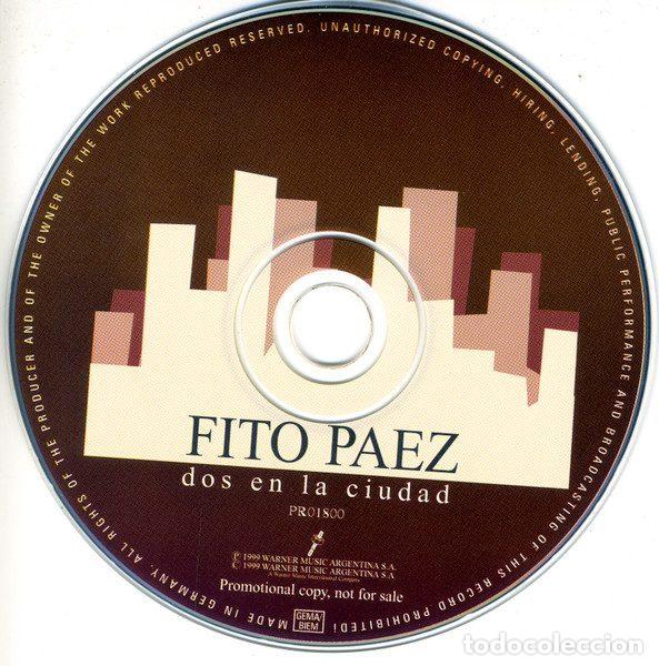 CDs de m&uacute;sica: Fito P&aacute;ez &ndash; Dos En la Ciudad (CD, DRO PR01800) - Foto 3
