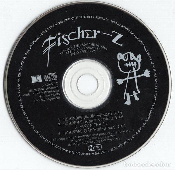 CDs de m&uacute;sica: Fischer-Z &ndash; Tightrope (CD, Electrola 1C 7243) - Foto 4