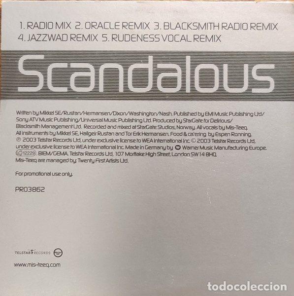 CDs de m&uacute;sica: Mis-Teeq &ndash; Scandalous (CD, Telstar PR03862) - Foto 2
