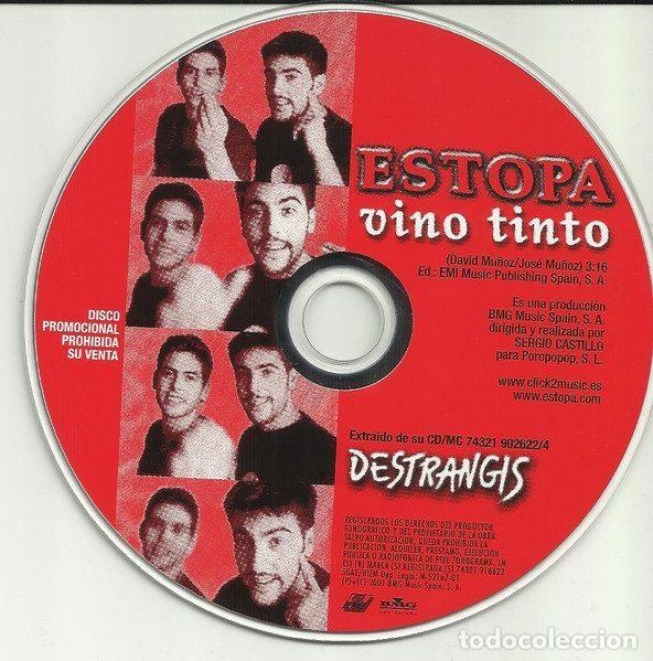 CD de M&uacute;sica: Estopa &ndash; Vino Tinto (CD, Ariola 74321 916622)