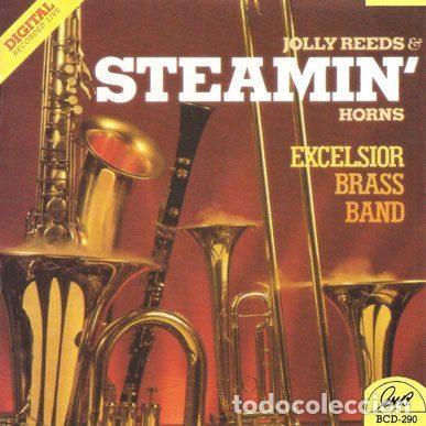 CD de M&uacute;sica: Excelsior Brass Band &ndash; Jolly Reeds and Steamin' Horns (CD, G.H.B. BCD-290)