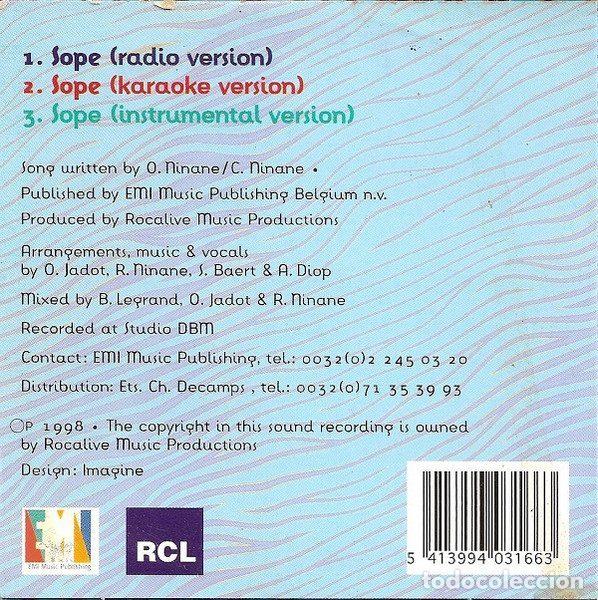 CDs de m&uacute;sica: Ethnic &ndash; Sop&egrave; (CD, Not On Label RAT001) - Foto 2